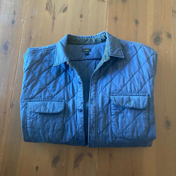 J. Crew Jackets & Coats J Crew Quilted Overshirtshirt Jacket Poshmark